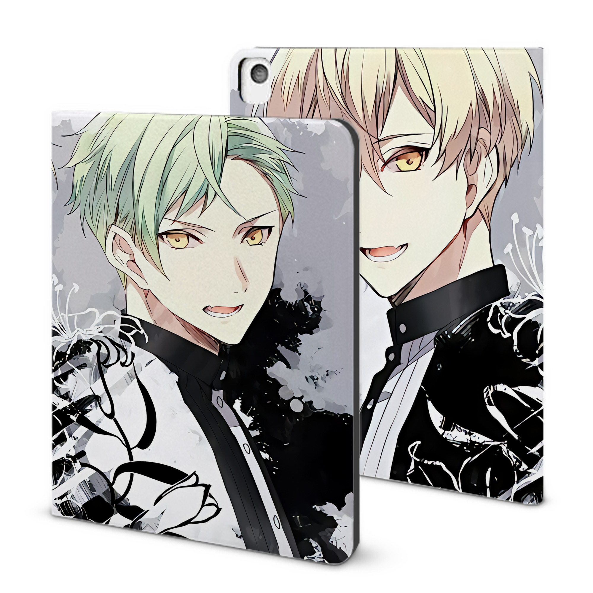 （画像用） 刀剣乱舞 Touken Ranbu IPadケース ペンホルダー付き ブックスタイルデザイン
